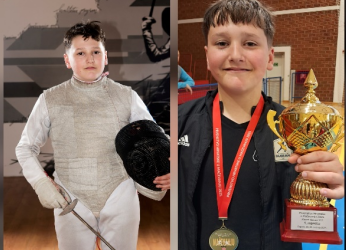 Jura Kolar prvak Hrvatske u mačevanju pojedinačno u kategoriji U 13