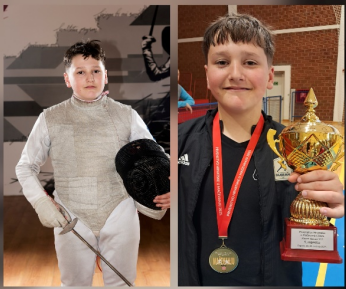 Jura Kolar prvak Hrvatske u mačevanju pojedinačno u kategoriji U 13