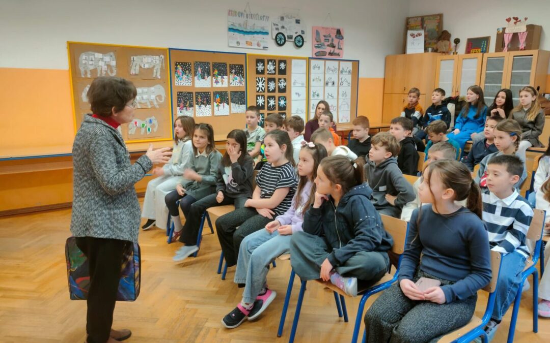 Posjet književnice Željke Horvat – Vukelja našoj školi